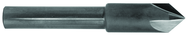 1" Size-1/2" Shank; 90° HSS-4 Flute Machine Countersink - Caliber Tooling