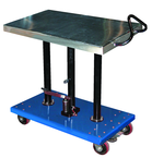 Hydraulic Lift Table - 32 x 48'' 6,000 lb Capacity; 36 to 54" Service Range - Caliber Tooling