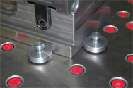 Chick CNC Vise Foundation Locating Stops - Caliber Tooling