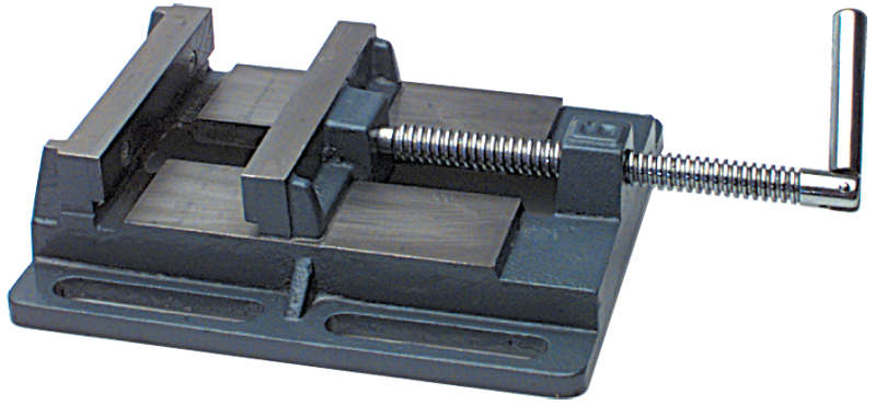 Drill Press Vise with Slotted Base - 6" Jaw Width - Caliber Tooling