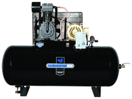 120 Gal. Two Stage Air Compressor, Horizontal, 175 PSI - Caliber Tooling