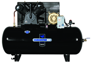 120 Gal. Two Stage Air Compressor, Horizontal, 175 PSI - Caliber Tooling