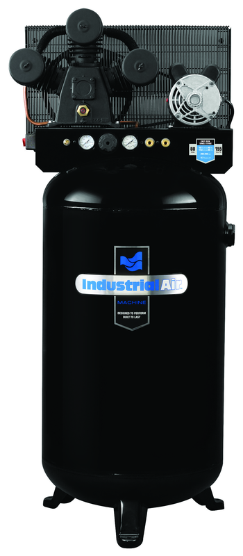 80 Gal. Single Stage Air Compressor, Stationary - Caliber Tooling