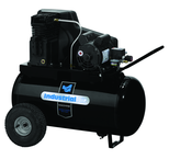 20 Gal. Single Stage Air Compressor, Horizontal, Portable, 155 PSI - Caliber Tooling