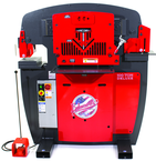 IW100DX-1P230-AC; 100 Ton Deluxe Ironworker 1PH 230V - Caliber Tooling