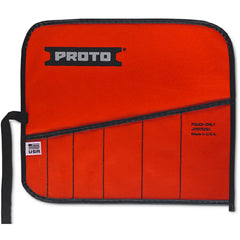 Proto Red Canvas 6-Pocket Tool Roll - Caliber Tooling