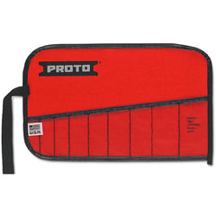 Proto Red Canvas 9-Pocket Tool Roll - Caliber Tooling