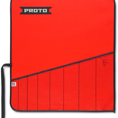 Proto Red Canvas 8-Pocket Tool Roll - Caliber Tooling