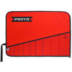 Proto Red Canvas 10-Pocket Tool Roll - Caliber Tooling