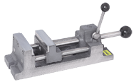 Cam Action Drill Press Vise - TS-4" Jaw Width - Caliber Tooling