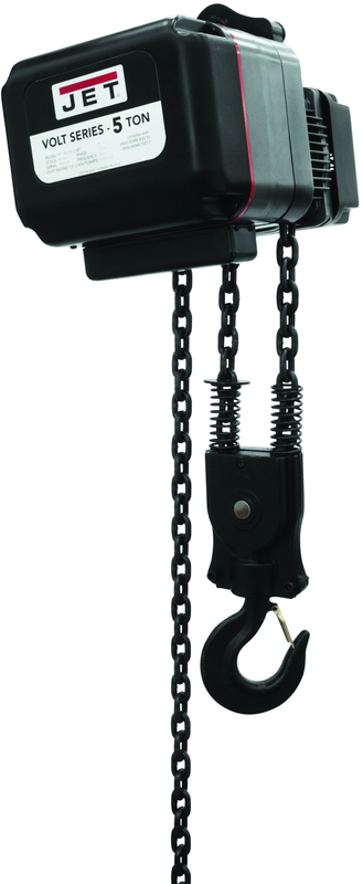 5AEH-34-20, 5-Ton VFD Electric Hoist 3-Phase with 20' Lift - Caliber Tooling