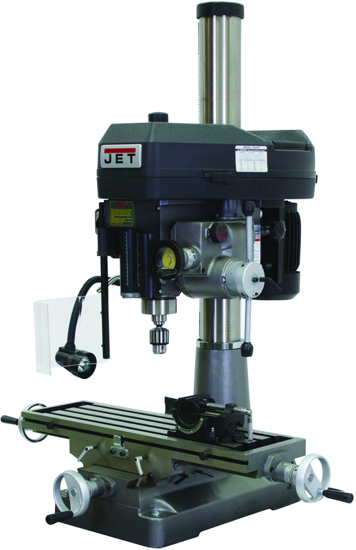 JMD-18PFN Mill/Drill With Power Downfeed 115/230V 1PH - Caliber Tooling