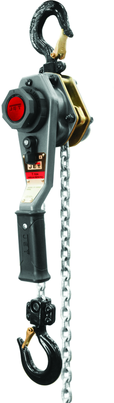 JLH Series 1 Ton Lever Hoist, 5' Lift with Overload Protection - Caliber Tooling