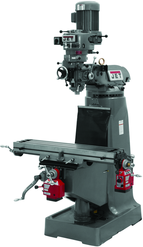 JTM-2 Mill With X and Y-Axis Powerfeeds - Caliber Tooling