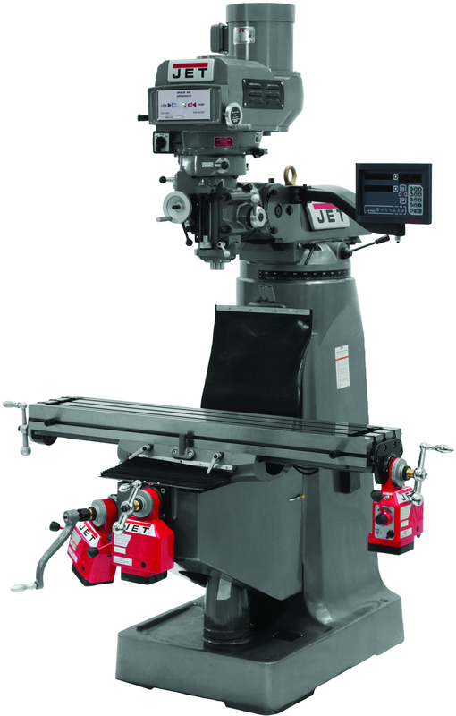 JTM-2 Mill With ACU-RITE 200S DRO and X-Axis Powerfeed - Caliber Tooling