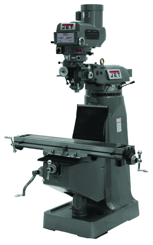 JTM-4VS-1 Mill With ACU-RITE 200S DRO With X-Axis Powerfeed - Caliber Tooling