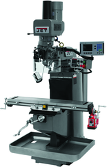 JTM-949EVS Mill With Acu-Rite 200S DRO With X-Axis Powerfeed and Air Powered Drawbar - Caliber Tooling