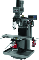 JTM-949EVS Mill With Acu-Rite 200S DRO With X and Y-Axis Powerfeeds and Air Powered Drawbar - Caliber Tooling