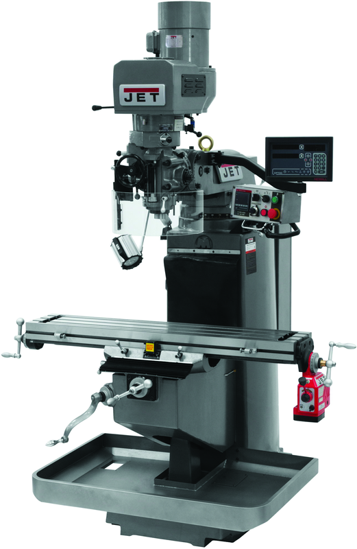 JTM-949EVS with Newall DP700 DRO & X Powerfeed - Caliber Tooling