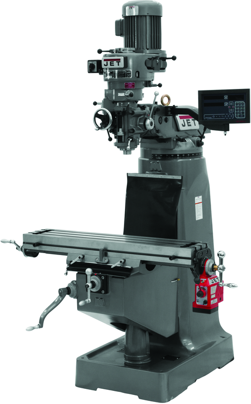 JTM-1 Mill With Newall DP700 DRO With X-Axis Powerfeed - Caliber Tooling