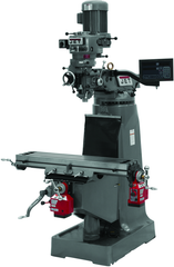 JTM-1 Mill With 3-Axis Newall DP700 DRO (Quill) With X-Axis Powerfeed - Caliber Tooling