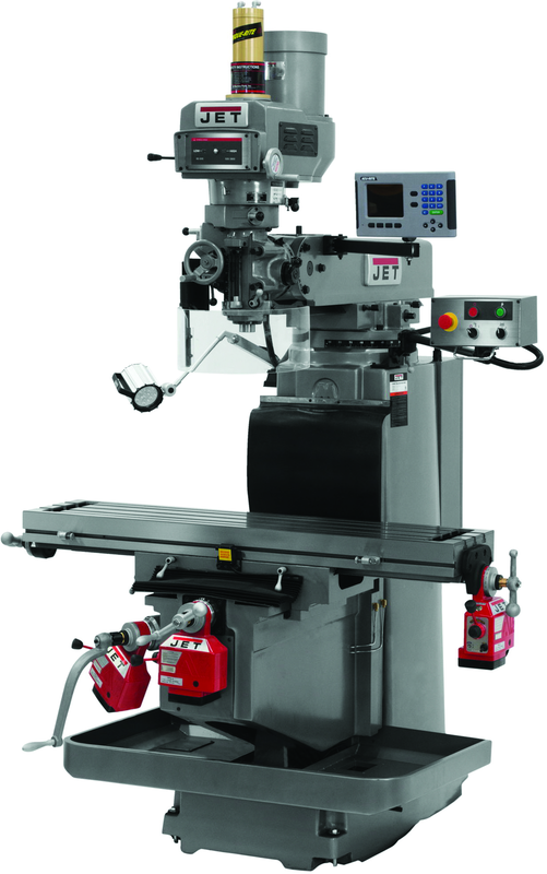 JTM-1254RVS with ACU-RITE 200S DRO X,Y&Z Powerfeeds & Air Power Drawbar - Caliber Tooling