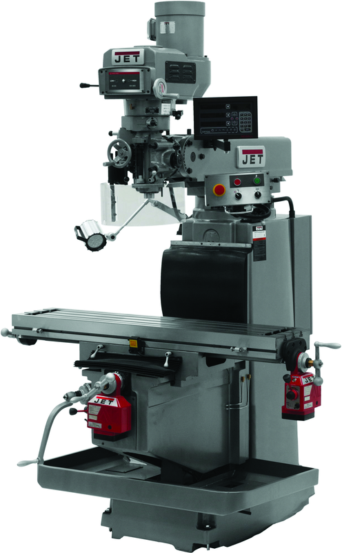 JTM-1254RVS with NEWALL DP700 DRO X & Y Powerfeeds - Caliber Tooling