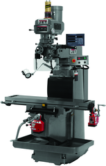 JTM-1254RVS with NEWALL DP700 3X (K) DRO, X & Y Powerfeeds & Air Power Drawbar - Caliber Tooling