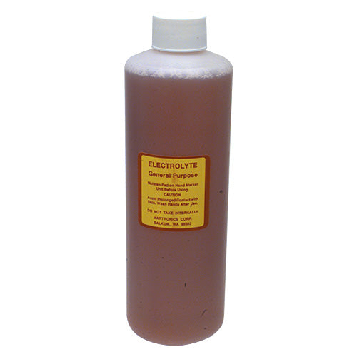 Electrolyte Solution - 16 oz - General Purpose - Caliber Tooling