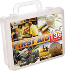 136 Pc. Multi-Purpose First Aid Kit - Caliber Tooling