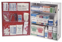 First Aid Kit - 3-Shelf Industrial Cabinet - Caliber Tooling