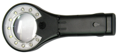 Lighted Handheld Magnifier - LED Bulb - Caliber Tooling