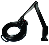 28" Arm 2.25X LED Mag Ben Bench Clamp, Floating Arm Circline - Caliber Tooling