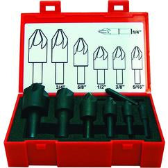 5 PC SET 90D 6FL CARB CSINK - Caliber Tooling