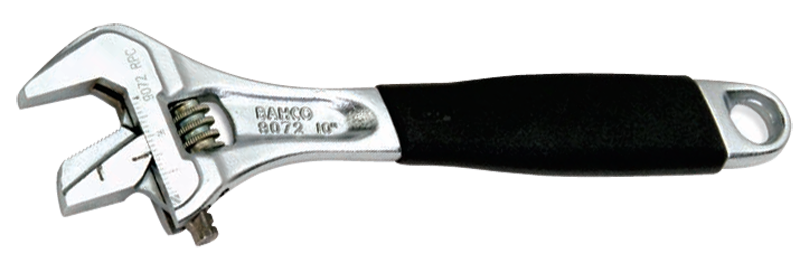 3/4" Opening - 6" OAL - Plated Adjustable Wrench - Caliber Tooling