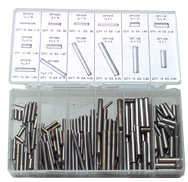 Dowel Pin Assortment - SS - 1/16 thru 1/4 Dia - Caliber Tooling