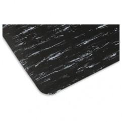 3' x 5' x 1/2" Thick Marble Pattern Mat - Black/White - Caliber Tooling