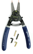 Retaining Ring Pliers -- Model #PL1600C1--3/32 - 25/32'' Ext. Capacity - Caliber Tooling