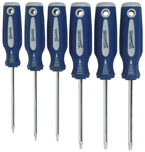 6 Piece - #9240101 - T10 - T30 - Screwdriver Style - Torx Driver Set - Caliber Tooling