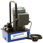 Hydraulic Electric Pump; 1HP Advance Hold Return; w/ 3Way-3Position Valve; 2-Gal; for Dual Acting Cylinders - Caliber Tooling