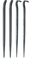 Snap-On/Williams 4 Piece Punch & Roll Bar Set -- #PBS7 16; (2) 18; & 24" Overall Length - Caliber Tooling