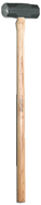 Sledge Hammer -- 10 lb; Hickory Handle; 2-1/2'' Head Diameter - Caliber Tooling
