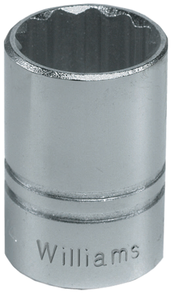 1-1/2" - 1/2" Drive - 12 Point - Standard Socket - Caliber Tooling