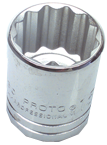 36 x 50.80 - 1/2" Drive - 12 Point - Metric Standard Socket - Caliber Tooling