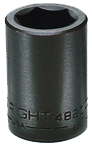 50mm x 69.85mm OAL - 3/4" Drive - 6 Point - Metric Impact Socket - Caliber Tooling