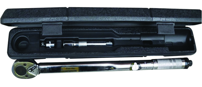 11" OAL - 3/8" Drive - English Scale - Torque Wrench - Caliber Tooling