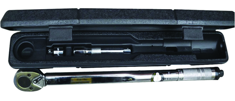 18" OAL - 1/2" Drive - English Scale - Torque Wrench - Caliber Tooling