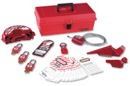 Valve & Electrical with 3 Padlocks - Lockout Kit - Caliber Tooling