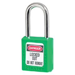 Xenoy Padlock - 1 1/2″ Body Width; Keyed: Different; Green - Caliber Tooling