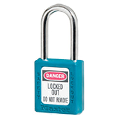 Xenoy Padlock - 1 1/2″ Body Width; Keyed: Different; Teal - Caliber Tooling